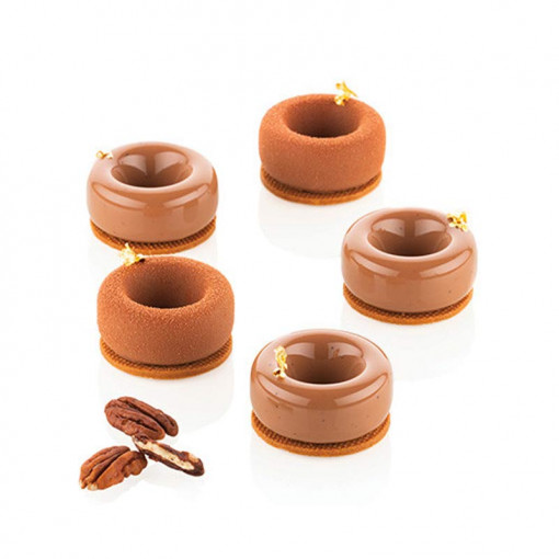 Oblio silicone mould Ø 5 x H 2 cm, 15 cavities, 30 ml