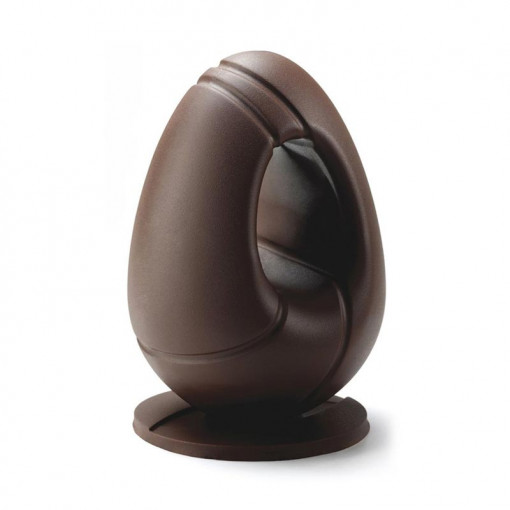 Paste Ø 14 x H 20 cm, Set Matrite Plastic 2 Subjects Chocolate