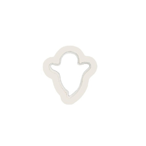 Plastic Halloween - Ghost, 3.5 x 4 x H 2.2 cm