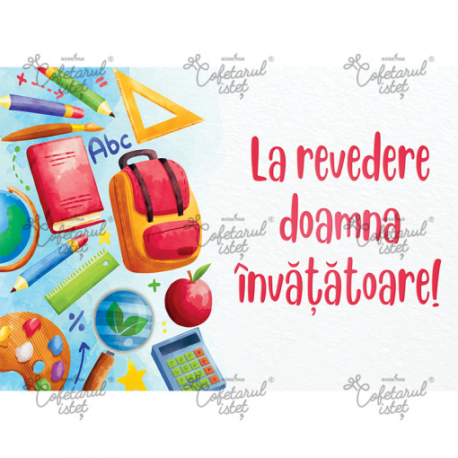Printed Leaflet Celebrations - End of School Year Model 10, A4 - Confectioner Istet