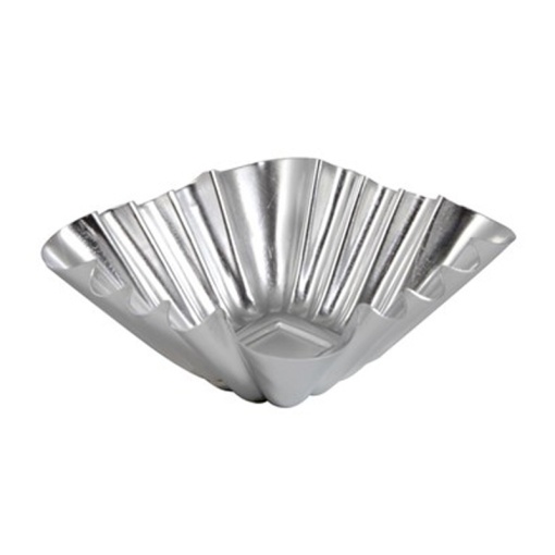 Pudding baking tin, 18 x 18 x H 7.50 cm, Aluminium