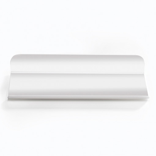Rectangular Serving Rectangles, White Recyclable Plastic, 6x14 cm, Set 100 pcs