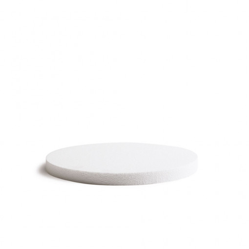 Round polystyrene mould R 35 x H 2.5 cm