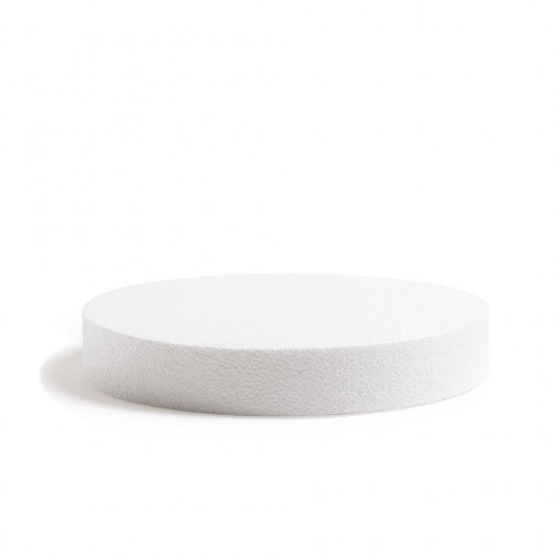 Round polystyrene mould R 50 x H 5 cm