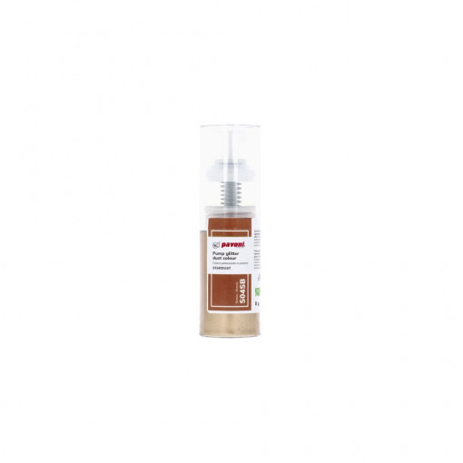 Sclipitor Bronz Bronz Glitter Powder оцветяваща пудра, бутилка с помпа 10 gr