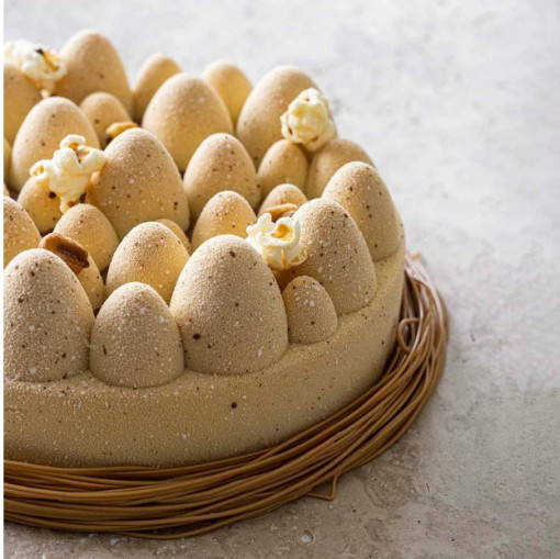 Silicon Pavocake 3D Easter cake tin Ø 16 x H 6.5 cm, 940 ml