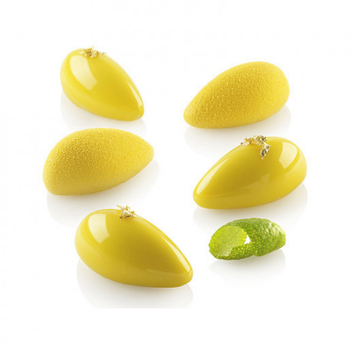 Silicon Quenelle mould 4.3 x 2.1 x h 2 cm, 20 cavities
