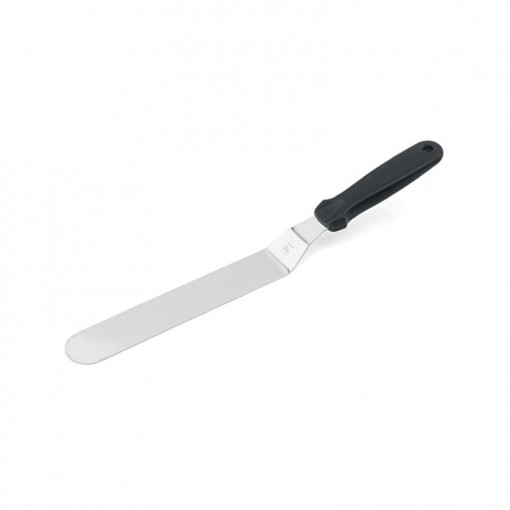 Stainless Steel Angle Levelling Spatula with Plastic Handle, Blade Blade L 25.5 x 3.2 cm