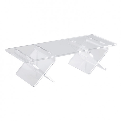 Suport Bufet Plexiglas Transparent 50 x 20 x H 14 cm