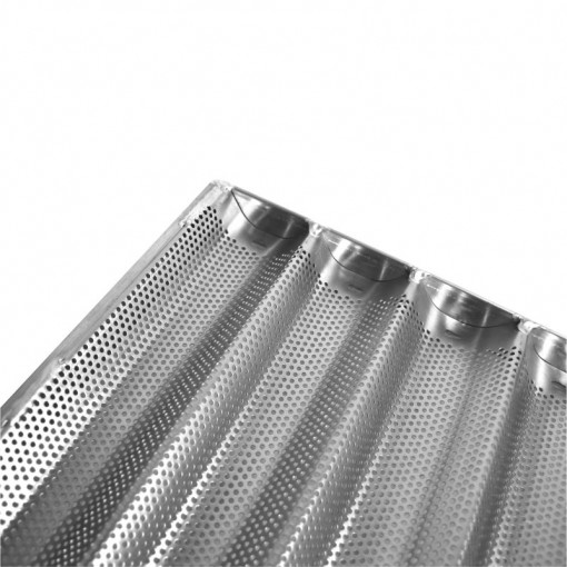 Tray Baguette 80 x 60 cm - 10 Cross Channel, Welded Frame