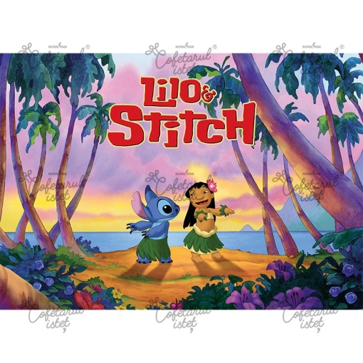 Vafa imprimata Lilo&Stitch Model 8, A4 - Cofetarul Istet
