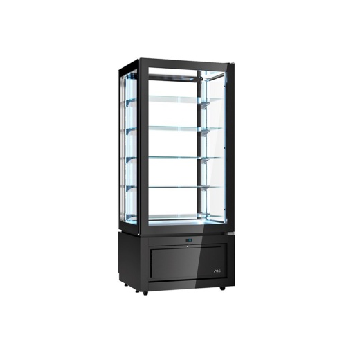 Vertical refrigerated display cabinet, +14/+16 °C, 80,5x64,5x184cm, Luxor Black, model KC8A
