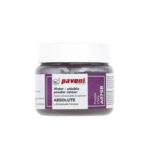 Water Soluble Food Colour ABSOLUTE ABSOLUTE Powder, Violet without E171, 50 gr