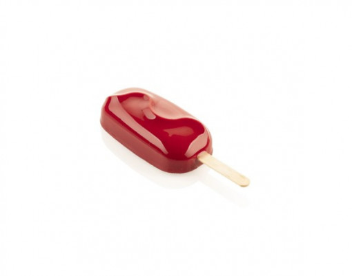Wave GEL18 3D Silicon Ice Cream mould, 2 moulds x 6 cavities 9.3 x 4.8 x H 3 cm, 88 ml, 50 sticks