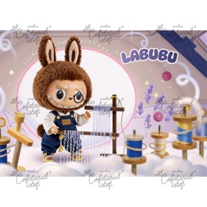 Вафла с печат Labubu Labubu Model 7, A4 - Сладкарски изделия