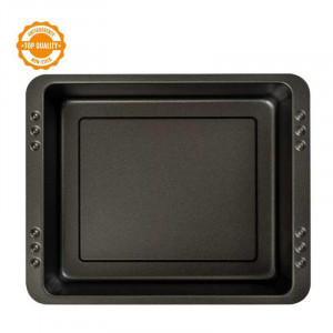 Правоъгълна тава за печене, 28,5 x 23 x H 7 cm, алуминий с незалепващо покритие - Img 2