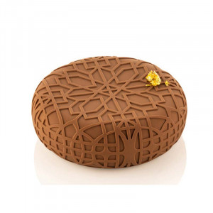 Силиконова форма за мистерии Ø 17 x H 5,5 cm, 1100 ml - Img 1