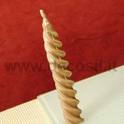 Силиконов калъп 3D Празнична свещ, Ø 1,5 x H 13,5 cm - Img 4