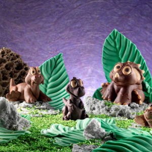 Силиконов калъп 3D Styracozaur Динозавър Styracozaur, Ø 14 x H 9,5 cm - Img 3