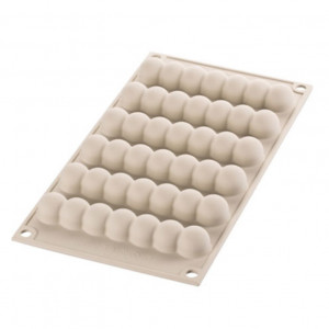 Силиконов калъп Ecler Chic 13 x 3,8 x H 4 cm, комплект 2 калъпа x 6 кухини x 140 ml - Img 4