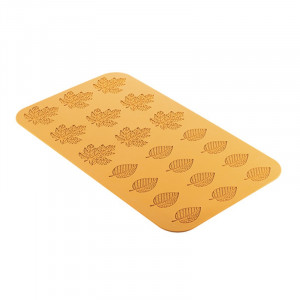 Силиконов калъп NaturaE Leaves 2 модела 7,1 x 6,9 x H 0,15 cm, 21 кухини - Img 2
