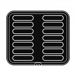 Форма Cookmatic Cookmatic Model 38 Profil Neted, 12,3 - 12,6 x 3 - 3,2 x H 1,5 cm, 14 кухини - Img 2