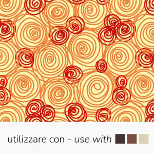 30 darabos transzferlap készlet Csokoládé Rubin és bronz, 34 x 26,5 cm