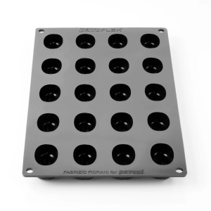 3D kávé, 4,4 x 3,2 x magasság 2 cm – Monoportii szilikon forma, 20 üreg x 20 ml - Img 3
