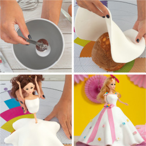 3D Shape Cake Baking Cone Cake/Puppet Doll Ø 18.5x5xH14.8cm, Anodised Aluminium - Img 2