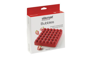 3D Silicon Cake Tin 3D Bubbles 15 x 15 x h 5 cm - Img 3