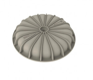 3D Silicon Cake Tin Maggie Ø 20 x H 5.2 cm, 1400 ml - Img 2
