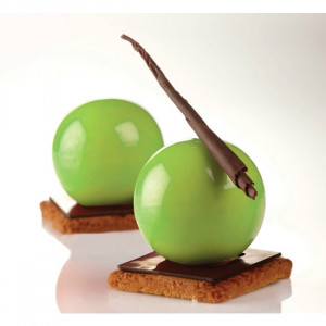 3D spheres Ø 4.5 cm - Double silicone mould, 11 cavities - Img 1