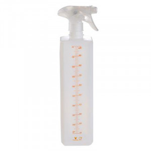 500 ml bottle with spray for syrup dispensing