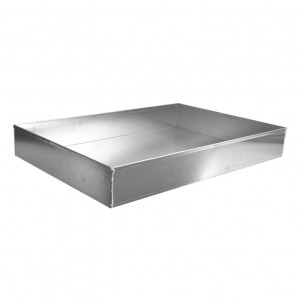Aluminium Tray - 4 Edges, 60 x 40 x H 7 cm - Img 1