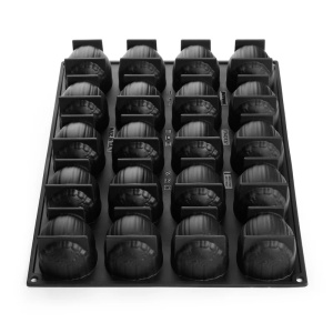 Aluna 3D, 6,8 x 6 x magasság 5,2 cm – Forma Silicon Forcone Monoportii, 20 üreg x 120 ml - Img 2