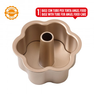 Baking Tin Model Angel Cake, Ø 22 x H 10 cm, Non-stick Metal - Img 3
