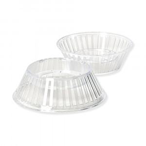 Baze Oua Ciocolata 750 gr, Material Plastic Transparent, Ø14.5xH5cm, Set 3 Buc