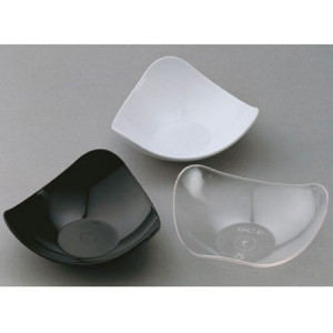 Blow Saucers Ø 8.5 x H 3 cm, Black Plastic, Set 100 pcs - Img 3