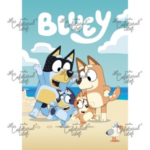 Bluey Model 2 Printed Waffle, A4 – Cofetarul Istet