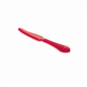 Cake/Desert Portioning Knife, Red Plastic, L 29 cm - Img 1