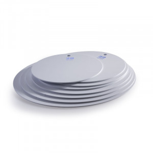 Cake Plates Rigid Plastic, Ø 20 - 34 cm x 3 mm, Set 8 pcs