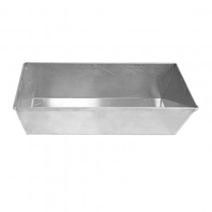 Chec tálca, Cozonac szélesített peremmel, 26 x 10 x H 7,5 cm, hegesztett alumíniumból készült - Img 3