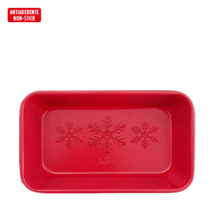 Chec Tray, Cozonac with Evatised Edges, 24 x 14 x H 6.5 cm, Non-stick Metal - Img 2