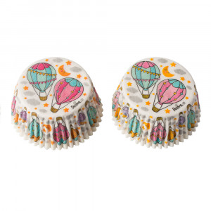 Chese L papír modell hőlégballonok Ø 5 x H 3,2 cm, 36 db - Img 2