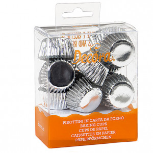 Chese XS Hartie Argintiu, Ø 2.7 x H 1.7 cm, 180 buc - Img 2