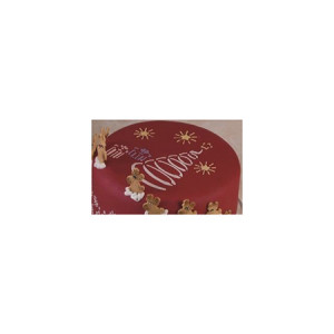 *Christmas decoration round soap dish with Brad Ø 20 cm - Img 3