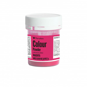 Colorant Alimentar Liposolubil Pudra, Magenta fara E171, 5 gr - Azo Free