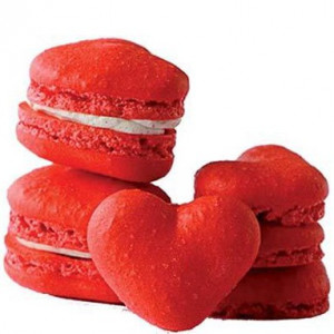 Covoras Silicon Coacere Macarons Inima 30 x 40 x H 0.15 cm - Img 2