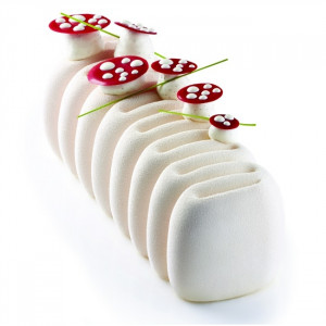 Cream 3D Silicon Cake Tin 25x8.4xH7.5cm - Img 1