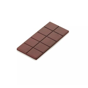 Csokoládétáblák 15 x 7 x H 0,6 cm - Classic polikarbonát forma, 3 üreg, 62 gr.